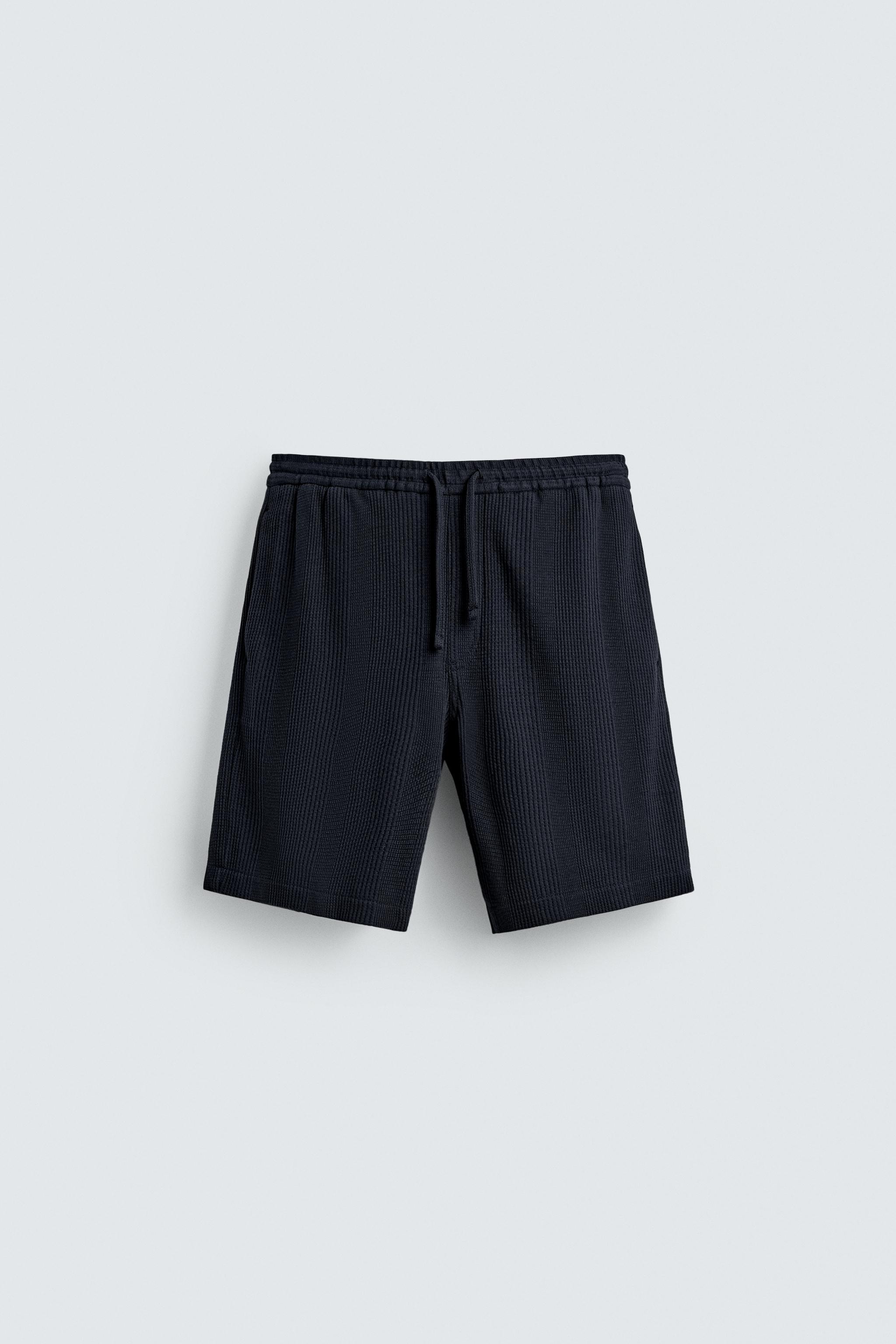 BERMUDA RELAXED FIT STRUCTURÉE